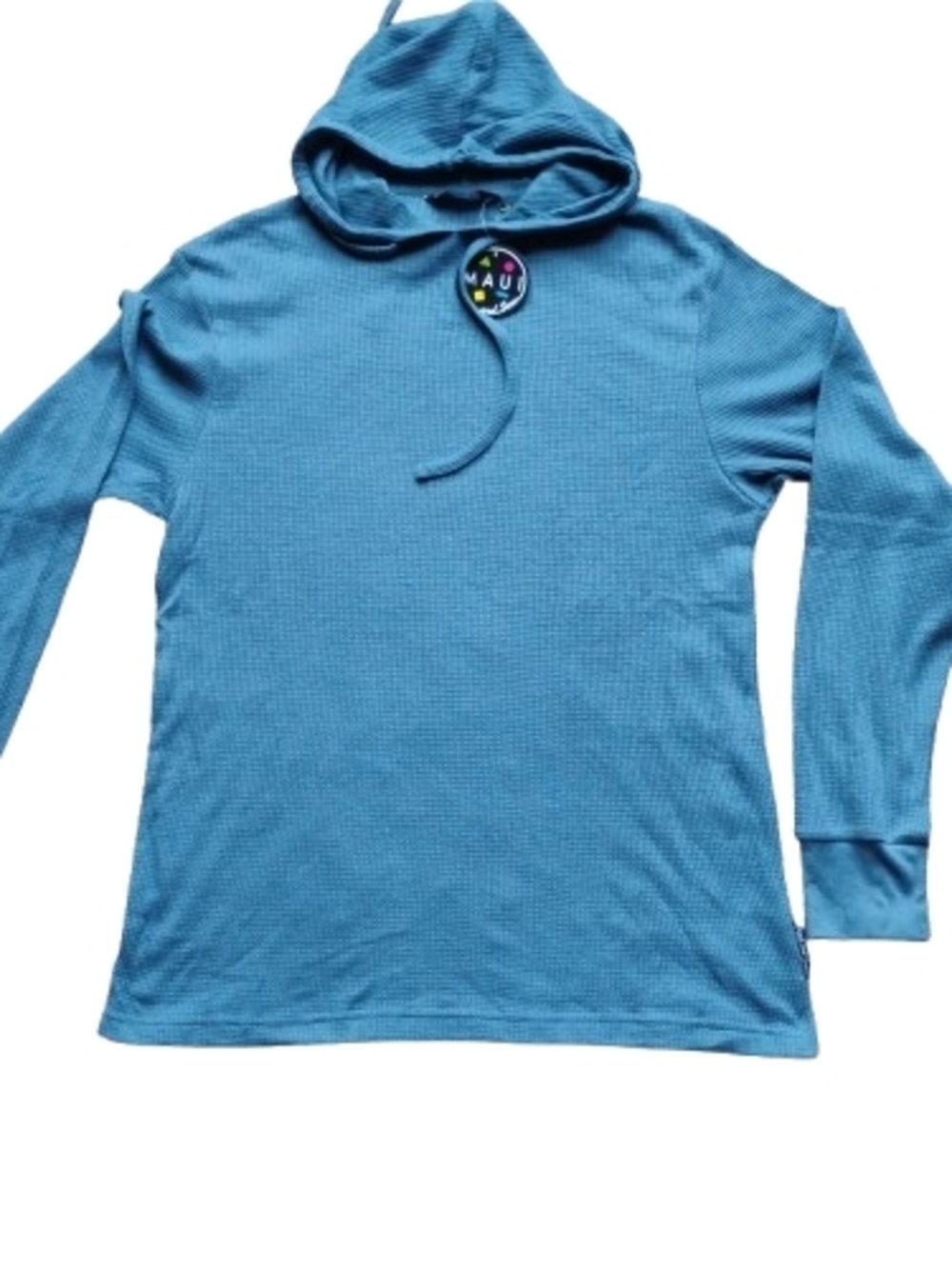 NWT Maui and Sons Indigo Waffle Hoodie Size M California Surf
